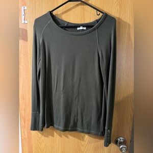 Maurices Dark Olive Long Sleeve Top